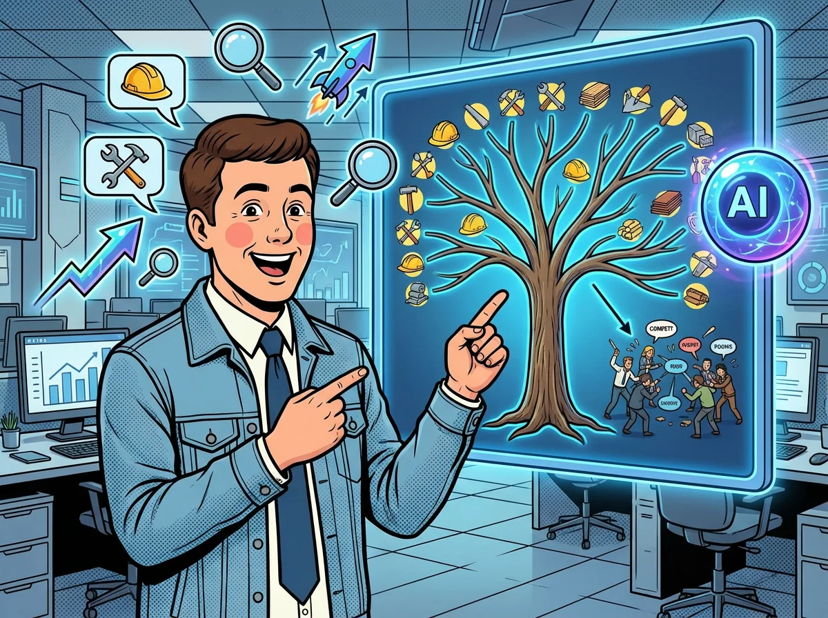 ロングテール戦略のイメージ