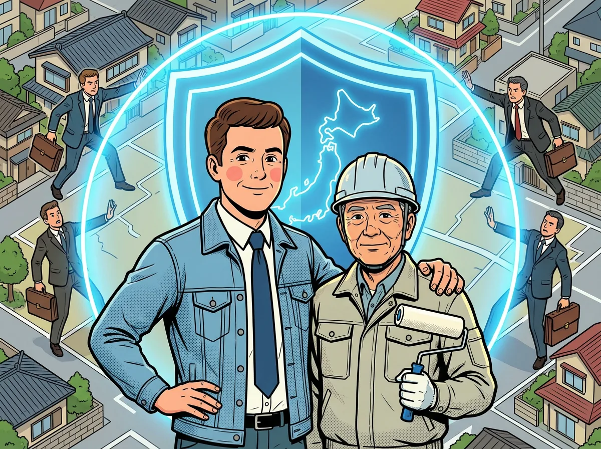 1エリア1社制のイメージ